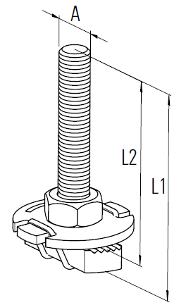 schema tecnico vite rombo FHS Clix L Fischer