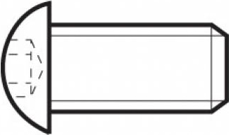 schema tecnico vite testa bombata Klein