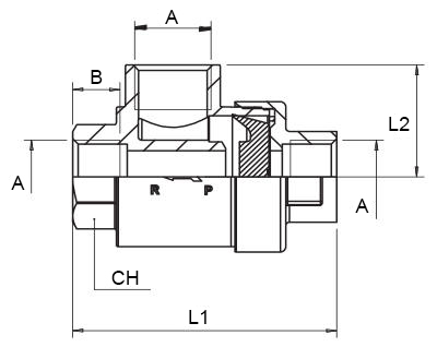 Schema valvola Aignep 6050