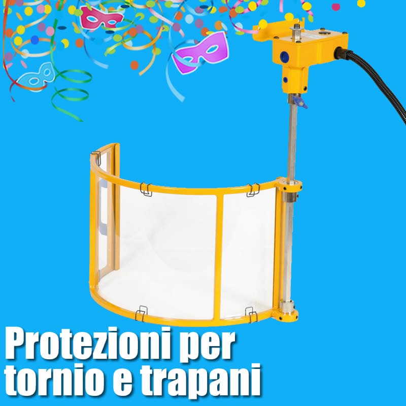 Schermo protettivo trapano sconti carnevale