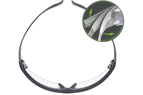 design avvolgente occhiali 3M SecureFit 600