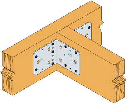 Dettaglio installazione piastra AB Simpson Strong-Tie