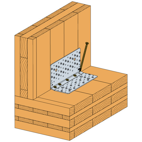 Dettaglio installazione piastra AB255HD Simpson Strong-Tie