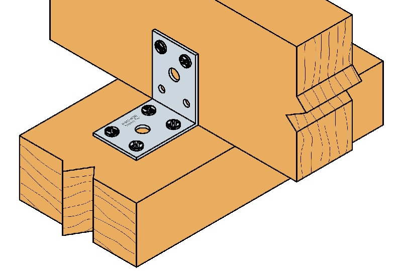 Dettaglio installazione piastra AC35350 Simpson Strong-Tie