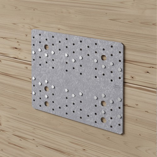 Dettaglio installazione piastra NPB255 Simpson Strong-Tie