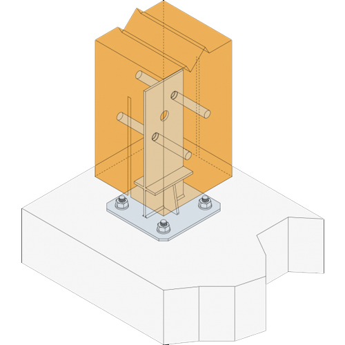 Dettaglio installazione spinoto STD Simpson Strong-Tie