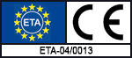 Icona certificazione CE ETA 04/0013