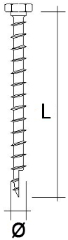Schema tecnico connettore ZYKT Simpson Strong-Tie