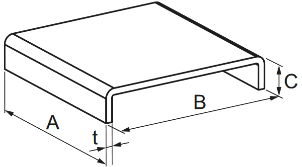 Schema tecnico piastra portapilastro SPW Simpson Strong-Tie