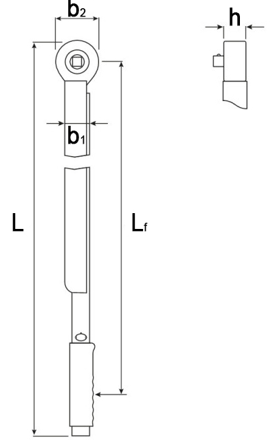 dimensioni chiave dinamometrica Stahlwille 721 Nf