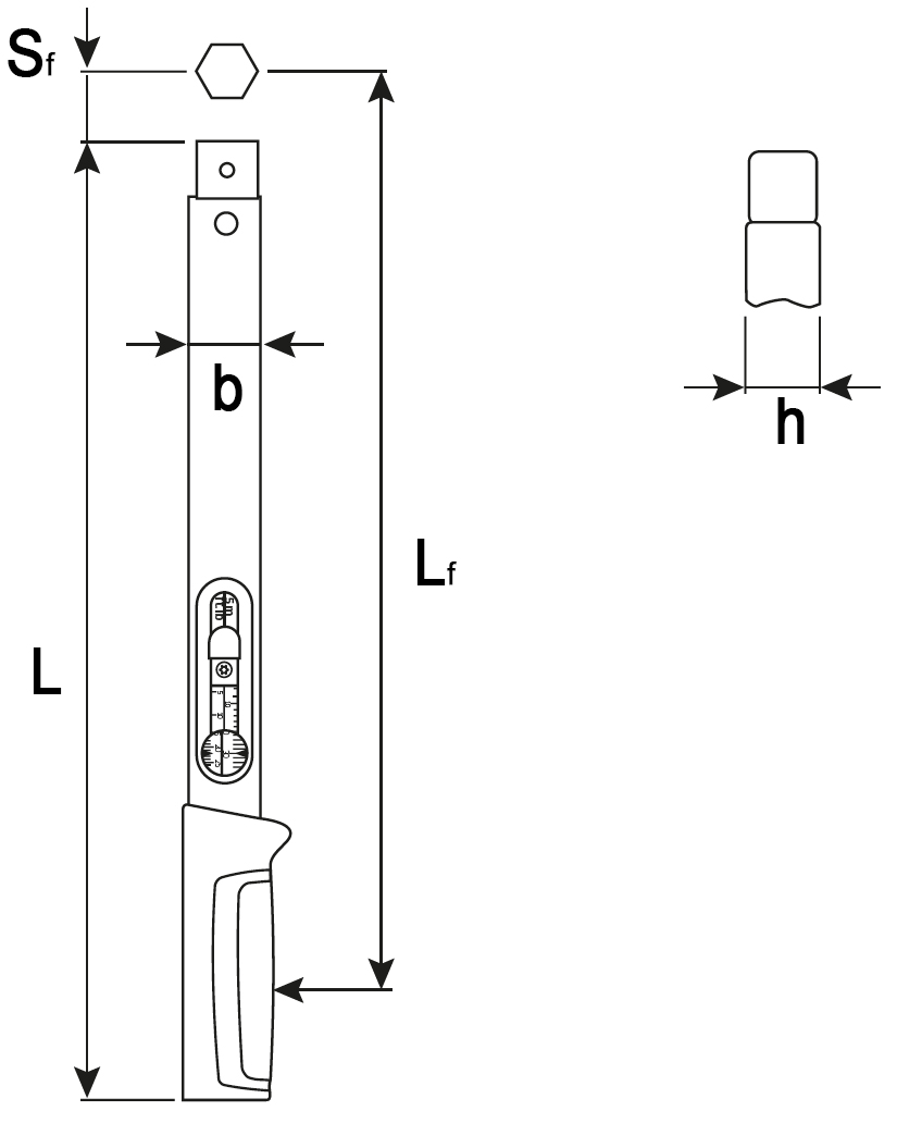 dimensioni chiave dinamometrica Stahlwille 730