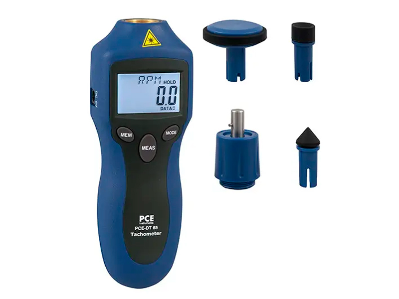 Tachimetro digitale PCE Instruments PCE-DT 65 con misurazione a contatto e laser