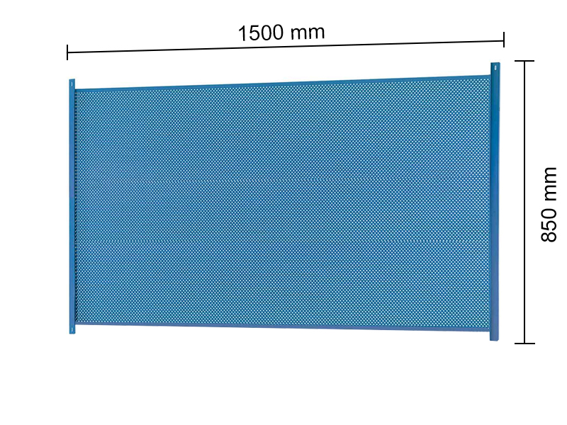 Parete portautensili Tecnotelai in lamiera forata 4 mm 1500x850h