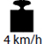 Icona portata 4 km/h