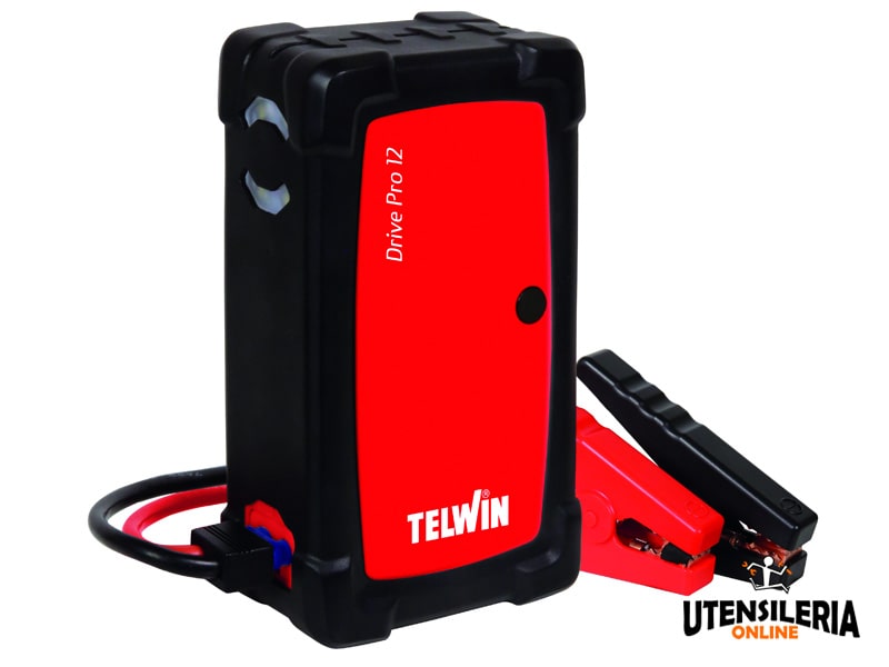 Telwin avviatore starter portatile 12V per auto, furgoni batteria
