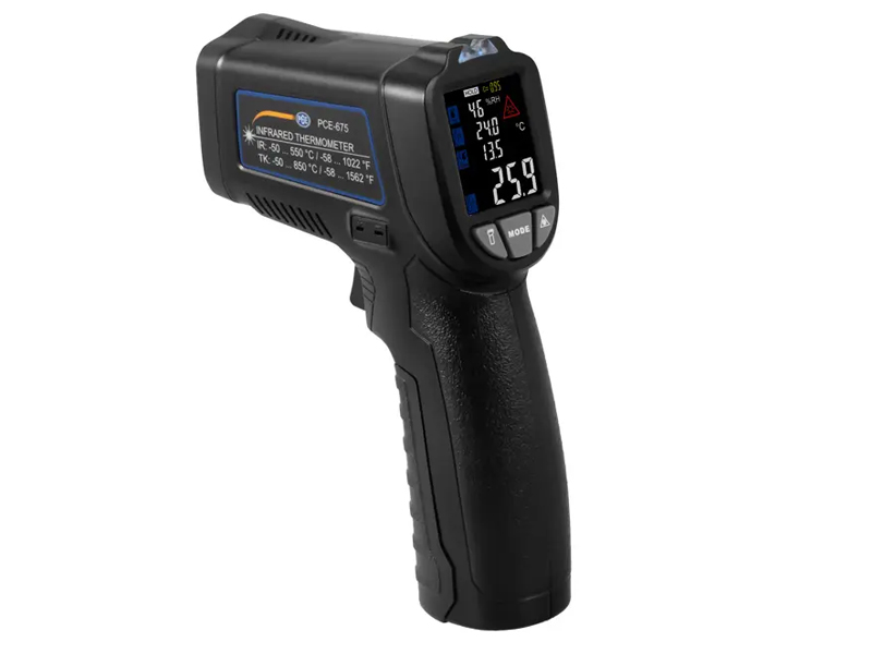 Termometro a raggi infrarossi PCE Instruments PCE-675 con schermo LCD, -50��C - 500��C