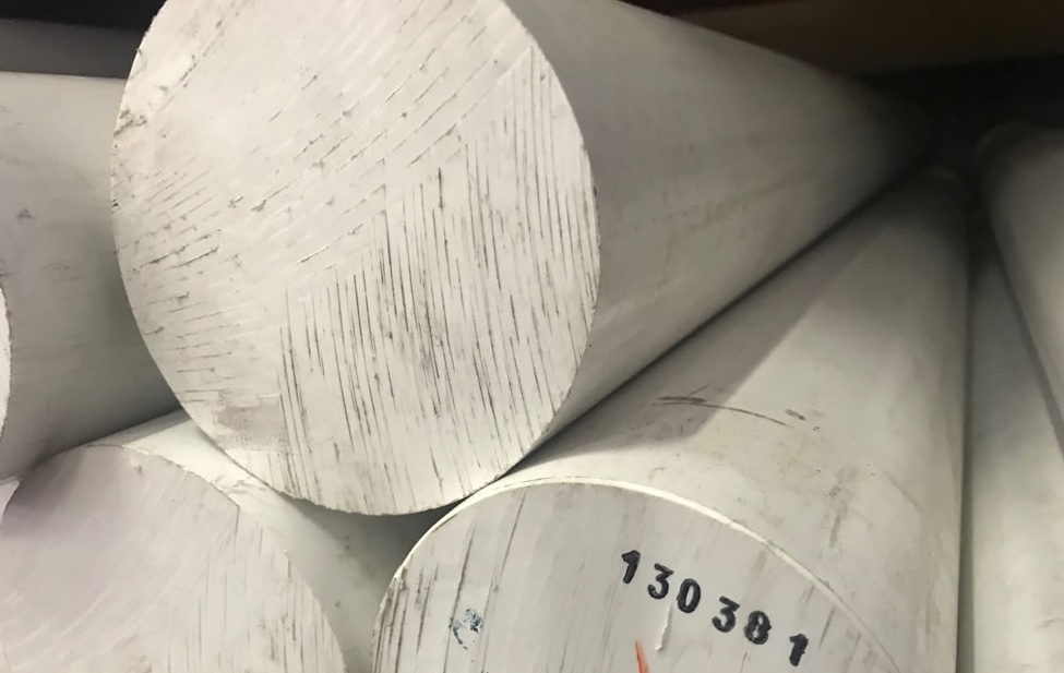 Tondo ertalyte Arnite PETP Zellamid 1400 in barre bianco D.90x1000mm 9.50Kg c.ca