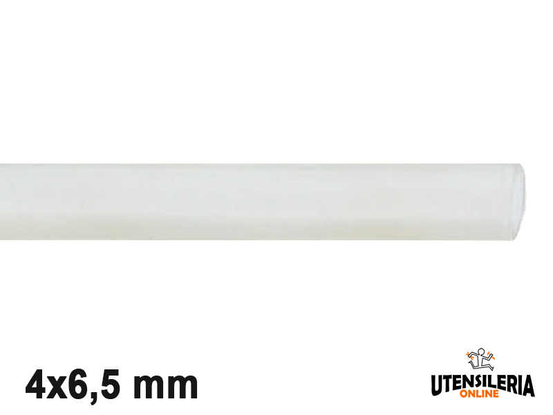 Tubo in silicone trafilato alimentare TT/SILICONE/TR 4x6,5mm (50mt) [TT/ SILICONE/TR4x6.5]