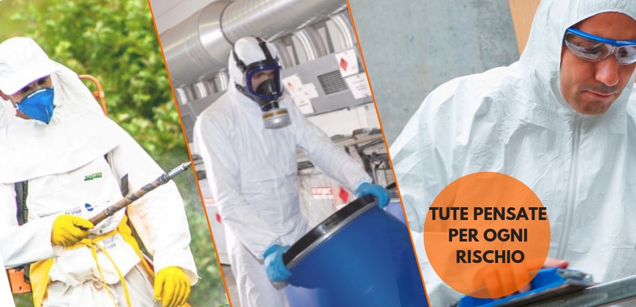 Tute di protezione linea 3M di diverse tipologie e grado di protezione