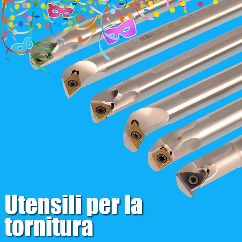 Utensili per tornitura sconti carnevale