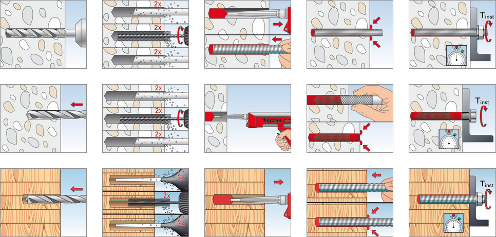 illustrazione istruzioni FIS SB 390 S Fischer