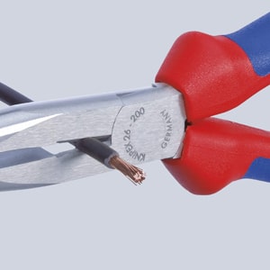 utilizzo pinza becchi mezzotondo Knipex 200mm