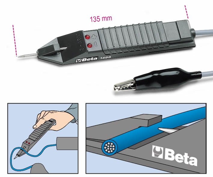 Utilizzo strumento provatensione Beta 1498