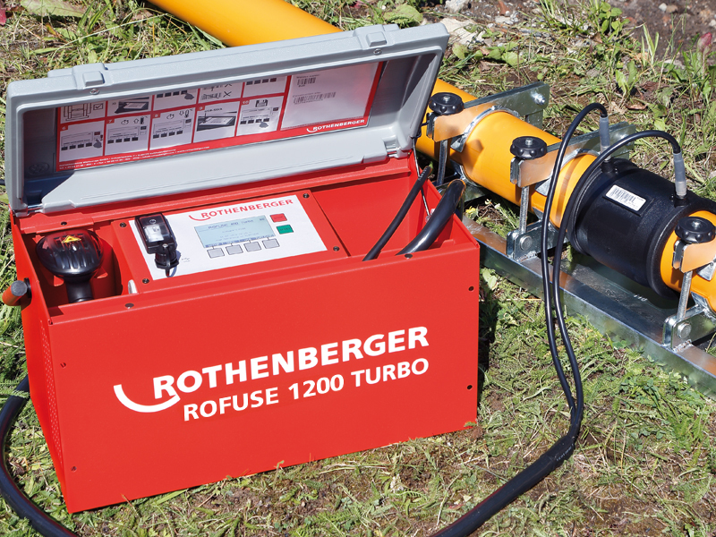 utilizzo saldatrice Rofuse 1200 Turbo Rothenberger