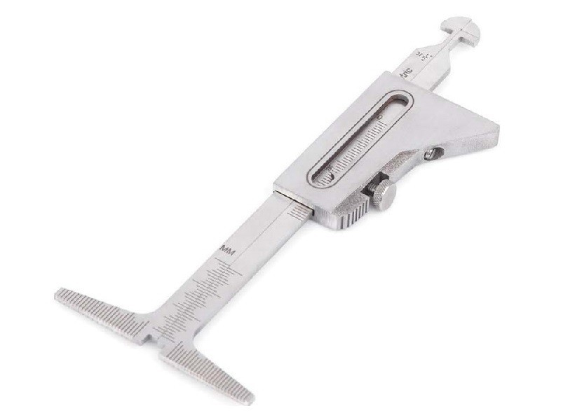 Calibro analogico in acciaio inox per controllo saldatura tubazioni, campo 0-20mm