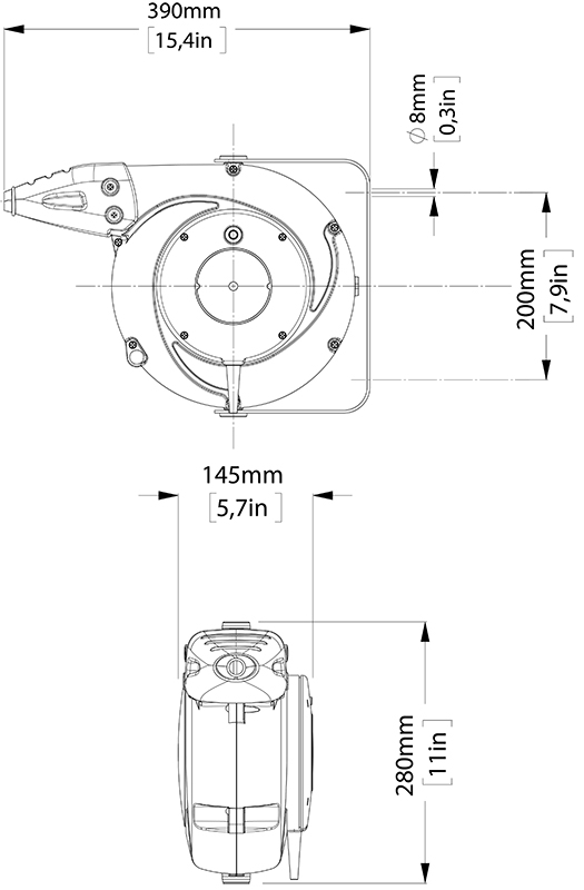 Chema tecnico avvolgitore Zeca 5870/XL