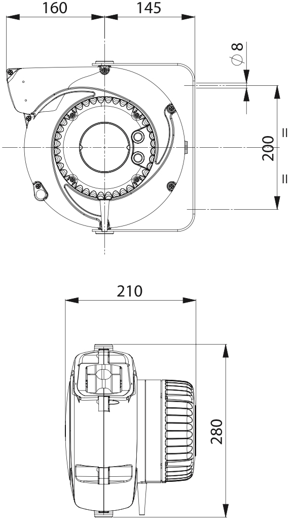 Chema tecnico avvolgitore Zeca 5907/T306