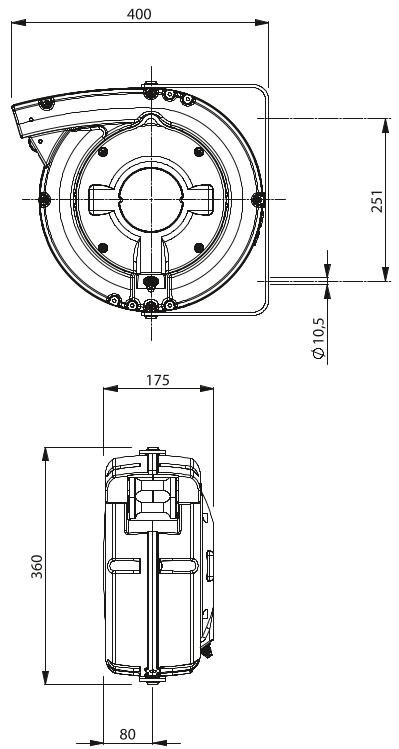 Schema tecnico bilanciatore Zeca 6628