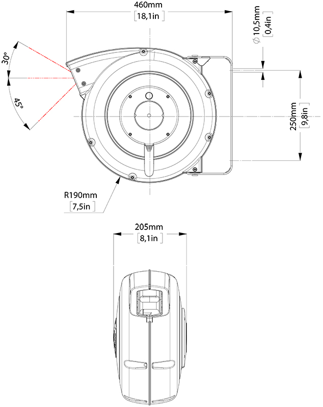 Chema tecnico avvolgitore Zeca 7315